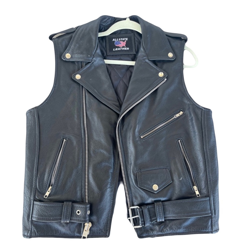Genuine Leather Vest Size 38